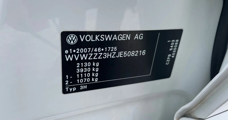 Volkswagen Arteon cena 84900 przebieg: 167000, rok produkcji 2017 z Mikołajki małe 232